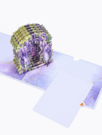 Wisteria Window Greeting Card