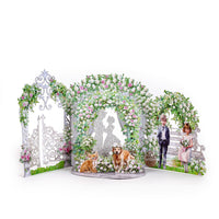 Wedding Live Double Door 3D Pop Up Card