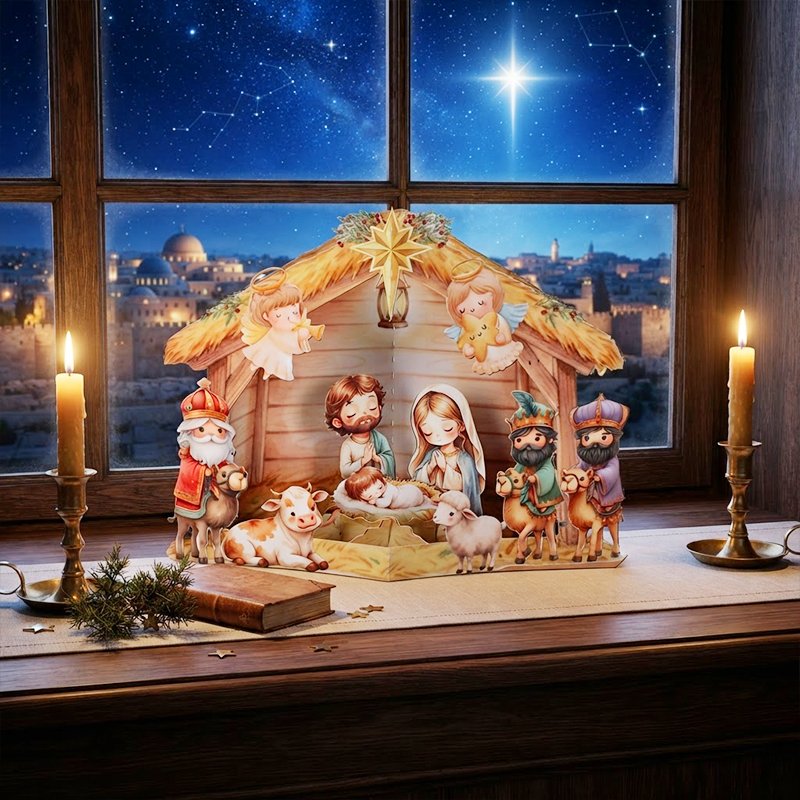 Cartoon Jesus Ornament