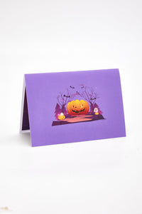 Candy Haunted House Greeting Card