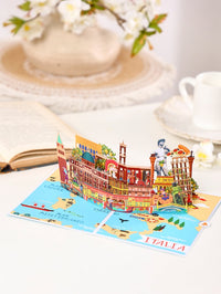 City Cityscape Greeting Card Italy