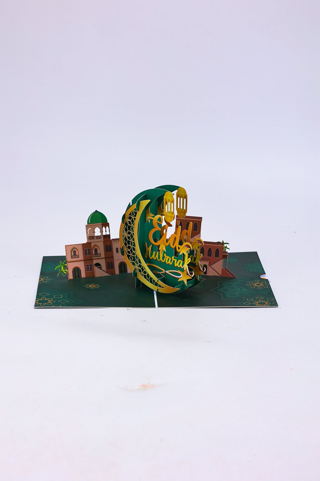 Eid Mubarak Moon Greeting Card