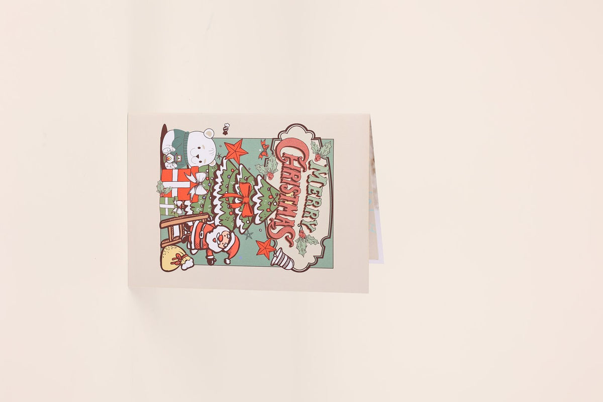 Christmas Polar Bear 3D Pop Up Card