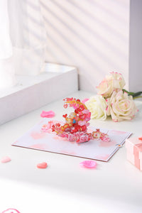 Bear Ladder Valentine's Day Greeting Card