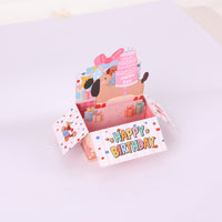 Dog Birthday Box Card