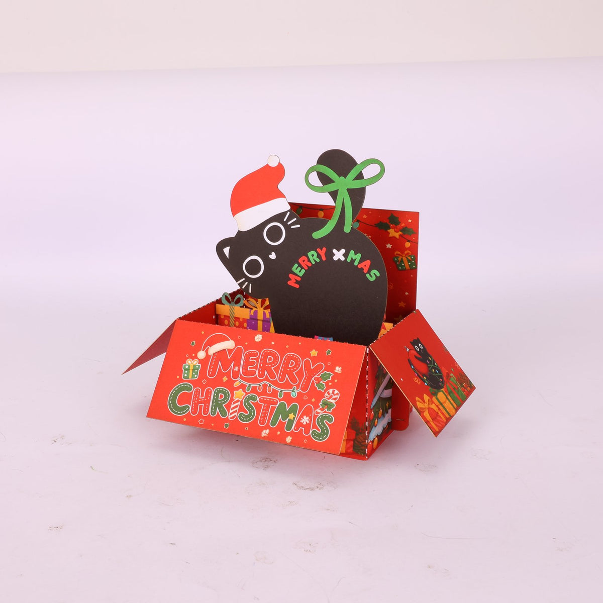 Christmas Funny Cat Box Card