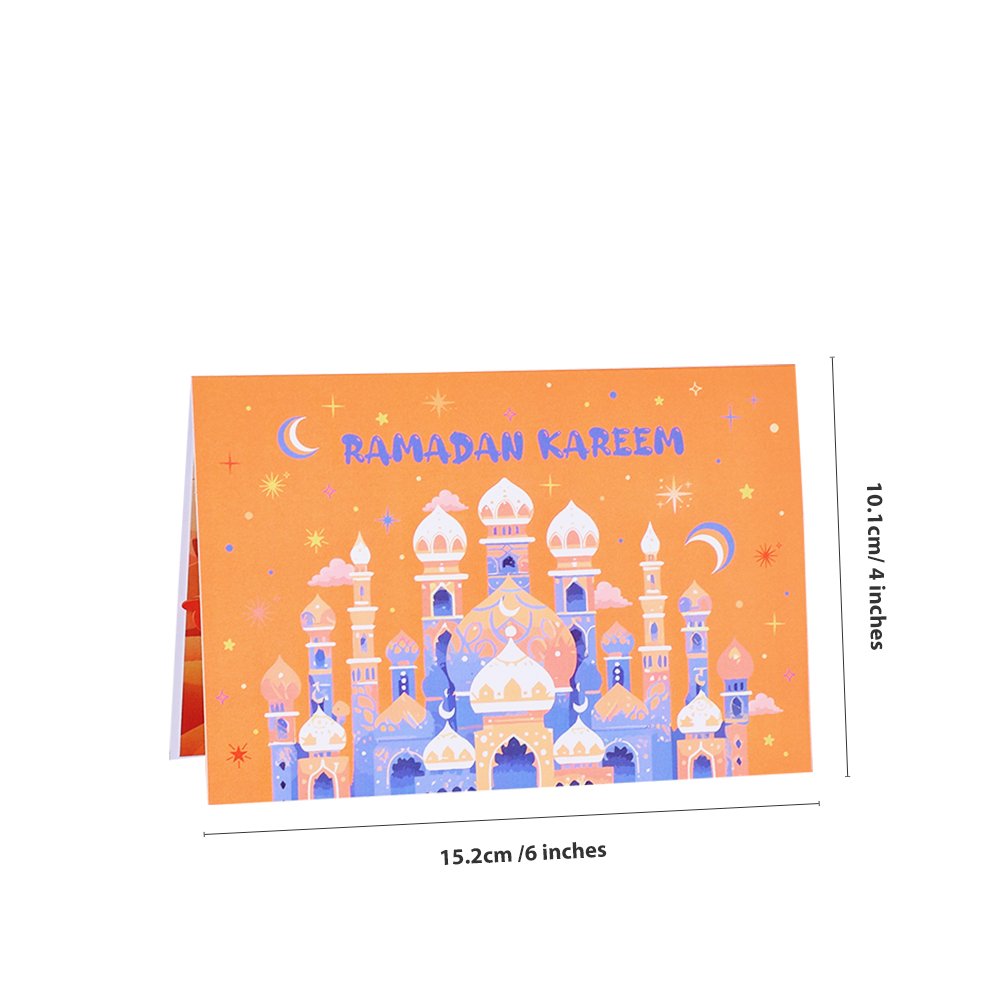 Blue Ramadan 90° 3D Pop Up Card