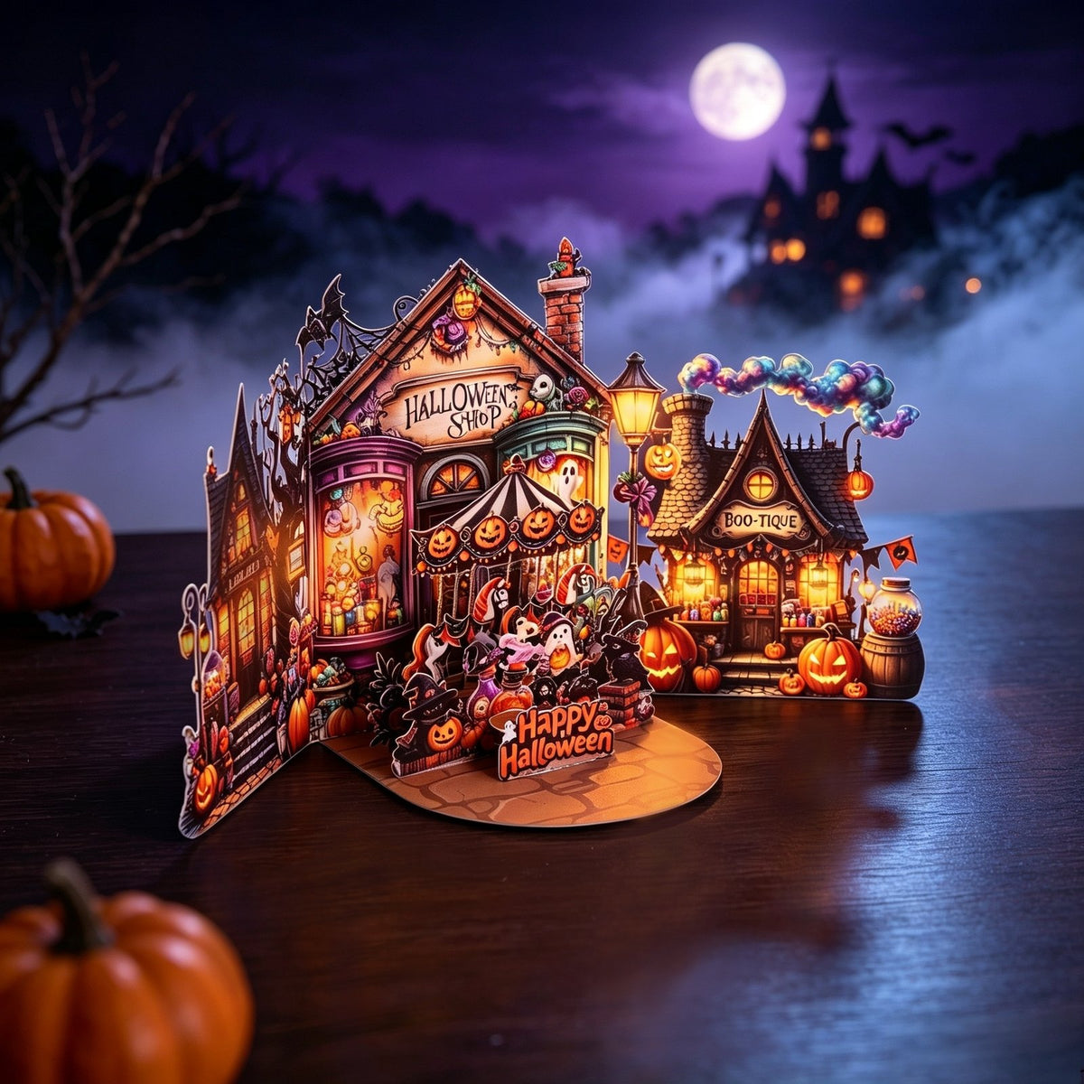 Halloween Double Door Card