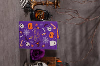 Halloween Elements Purple Flip Pop Up Card