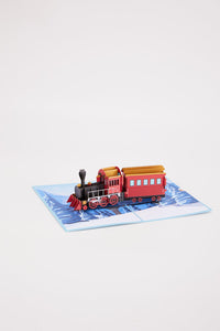 Steam Train Pop Up Card