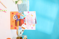 Cartoon Pirate Ship 3D Pop Up Card