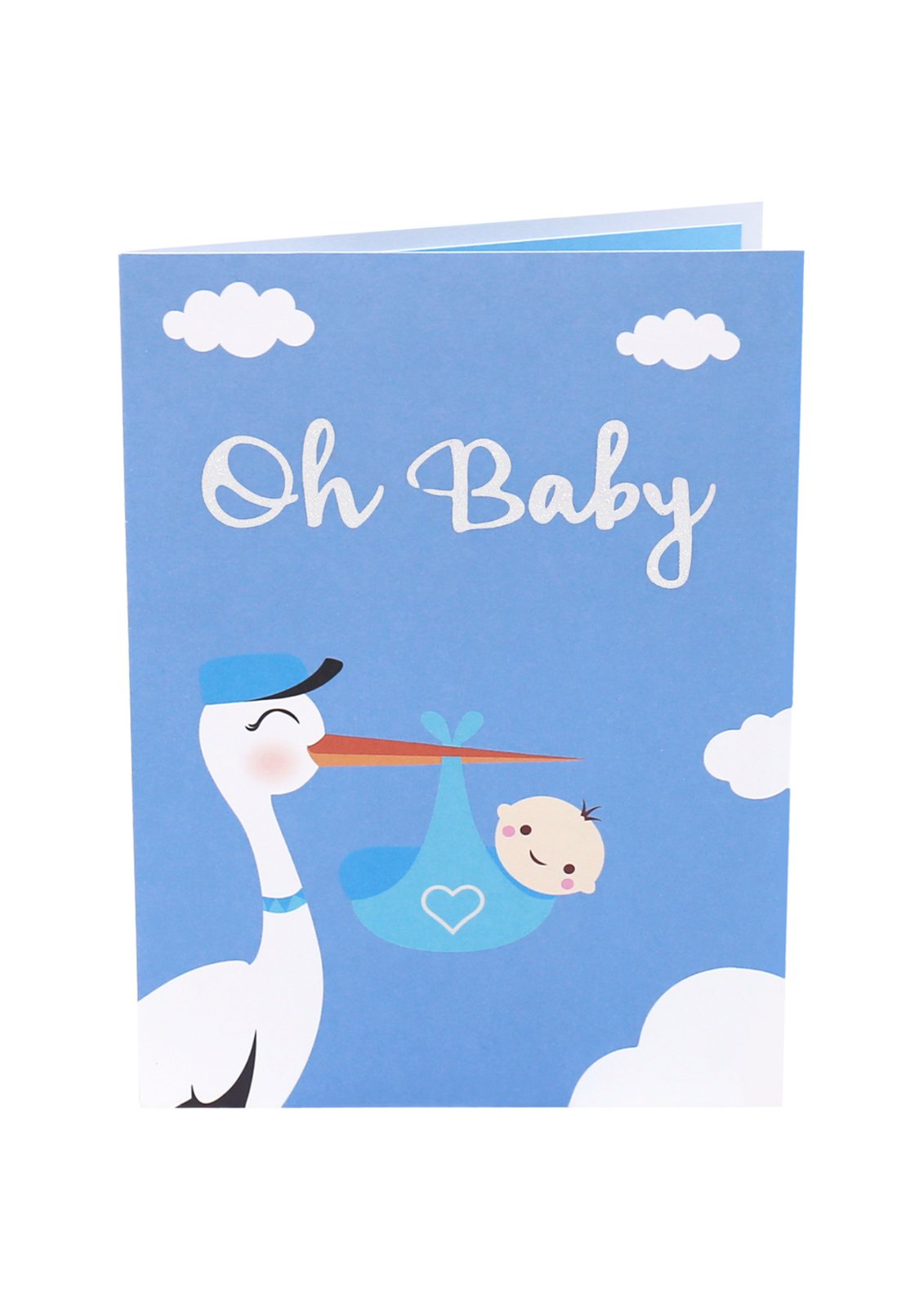 Stork Baby Announcement 3D Pop Up Card