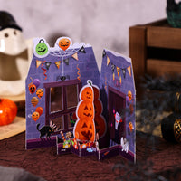 Halloween Pumpkin Open Door Card