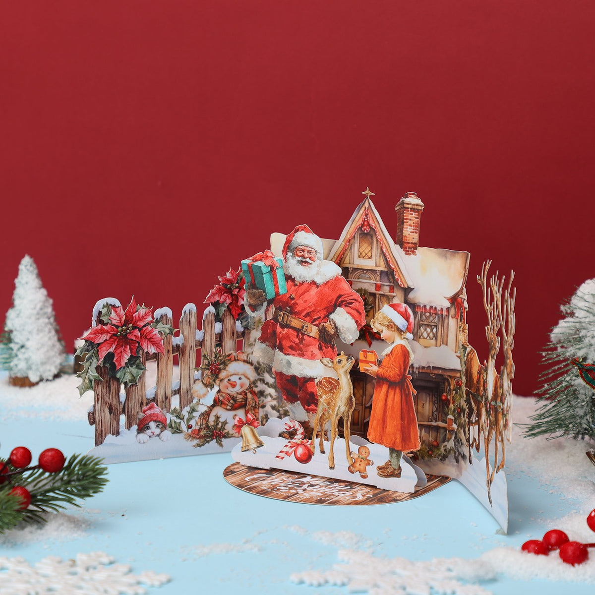 Vintage Santa Claus Greeting Card