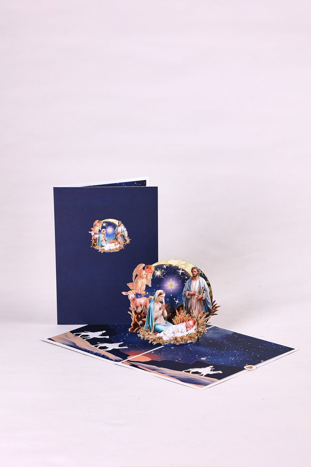 Nativity Cartoon Greeting Card