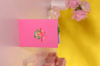 Heart Flamingo Greeting Card