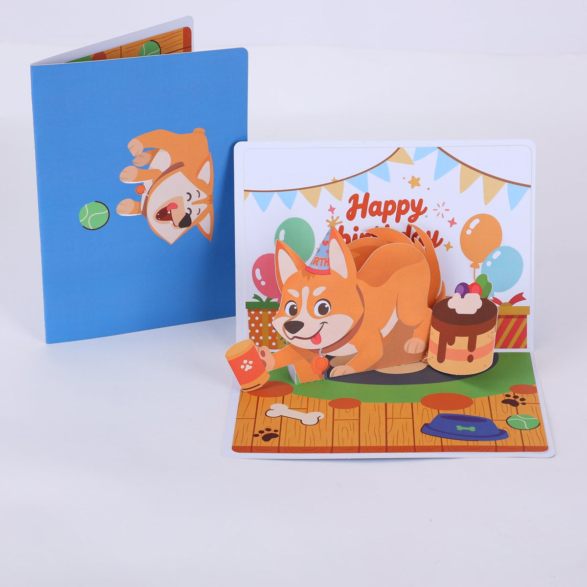 Egg Birthday Dog Greeting Card
