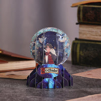 Magic Crystal Ball Castle Greeting Card