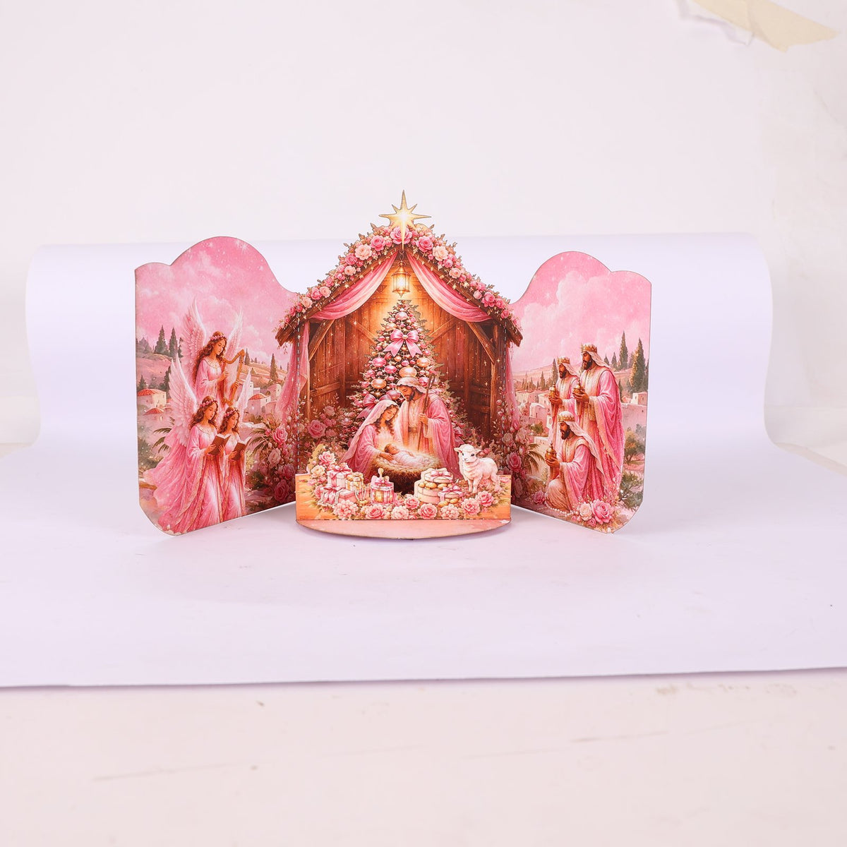 Pink Jesus Greeting Card