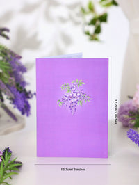 Wisteria Tree 3D Pop Up Card