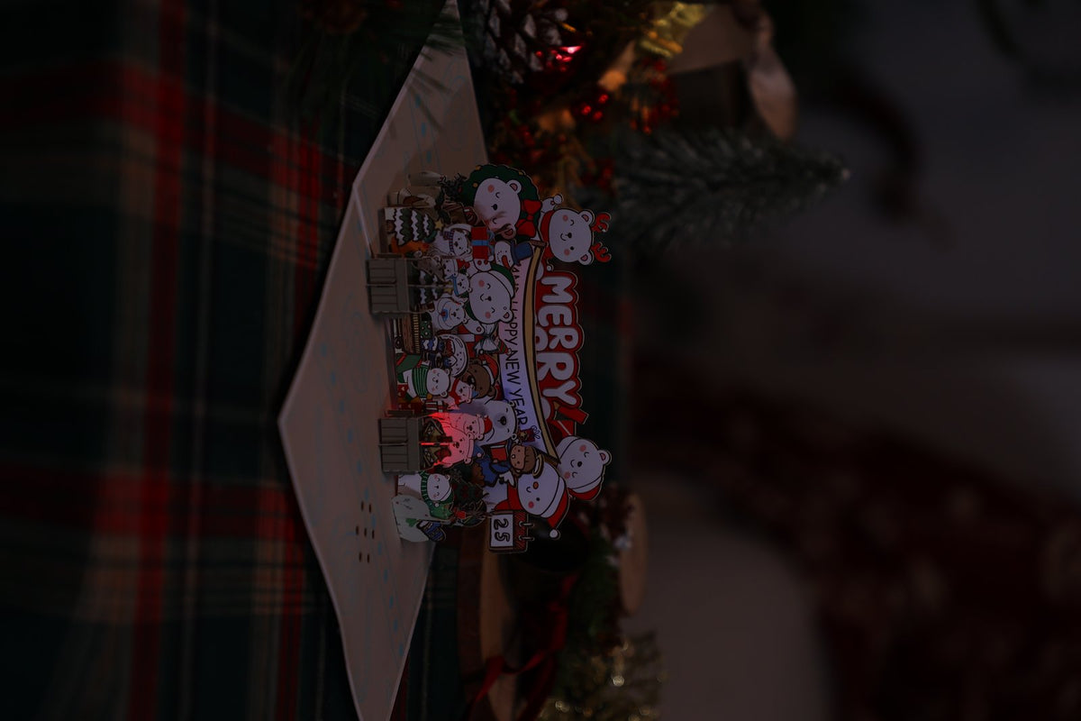Christmas Polar Bear Music Greeting Card