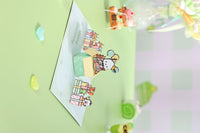 Pochacco Gift Box Birthday 3D Pop Up Card