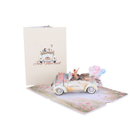 Wedding Car Pop Up Card