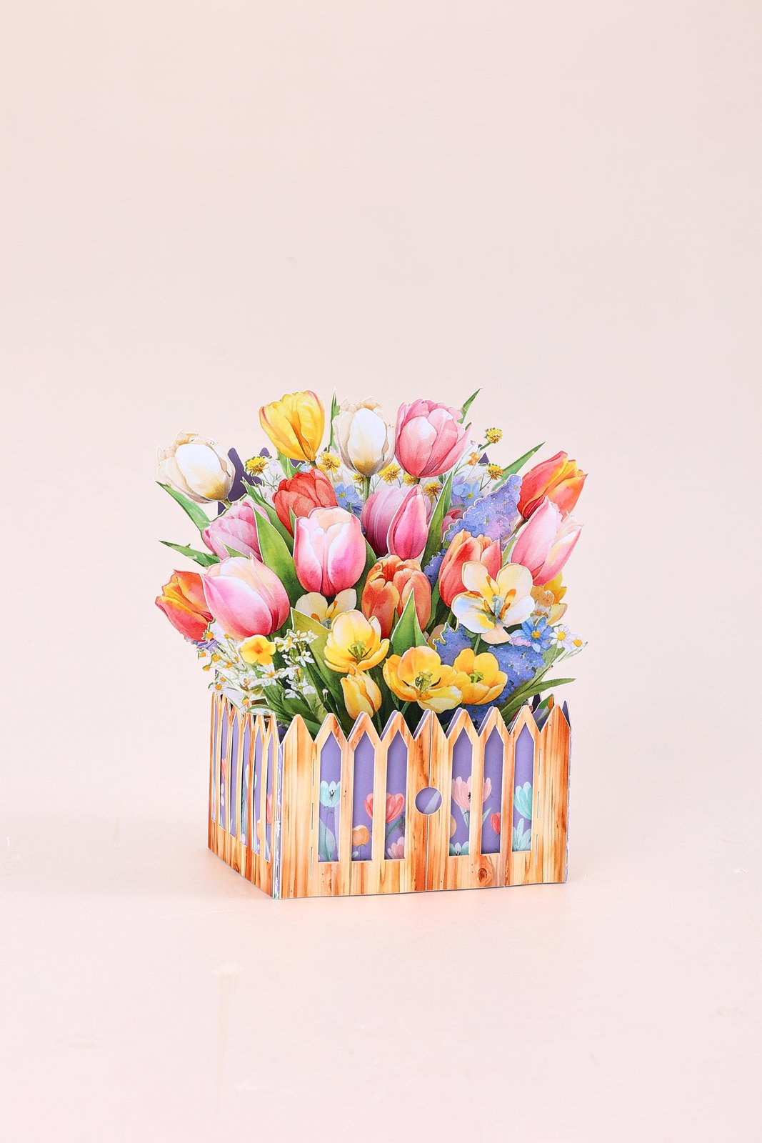 Heart Tulip Greeting Card