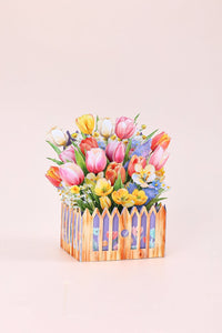 Heart Tulip Greeting Card