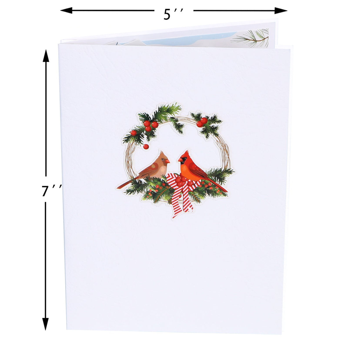 North American Cardinal Mailman 3D Pop Up Card