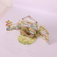 Garden Double Door 3D Pop Up Card