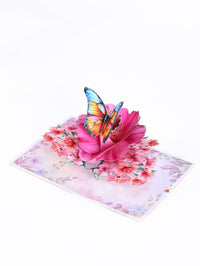 Hibiscus Butterfly Greeting Card
