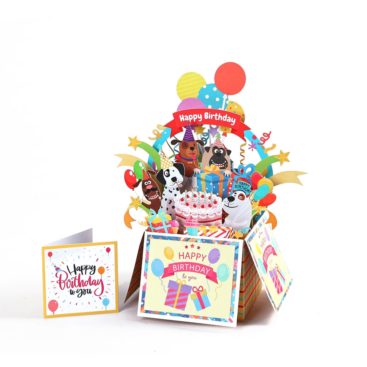 Dog Happy Birthday Box Card