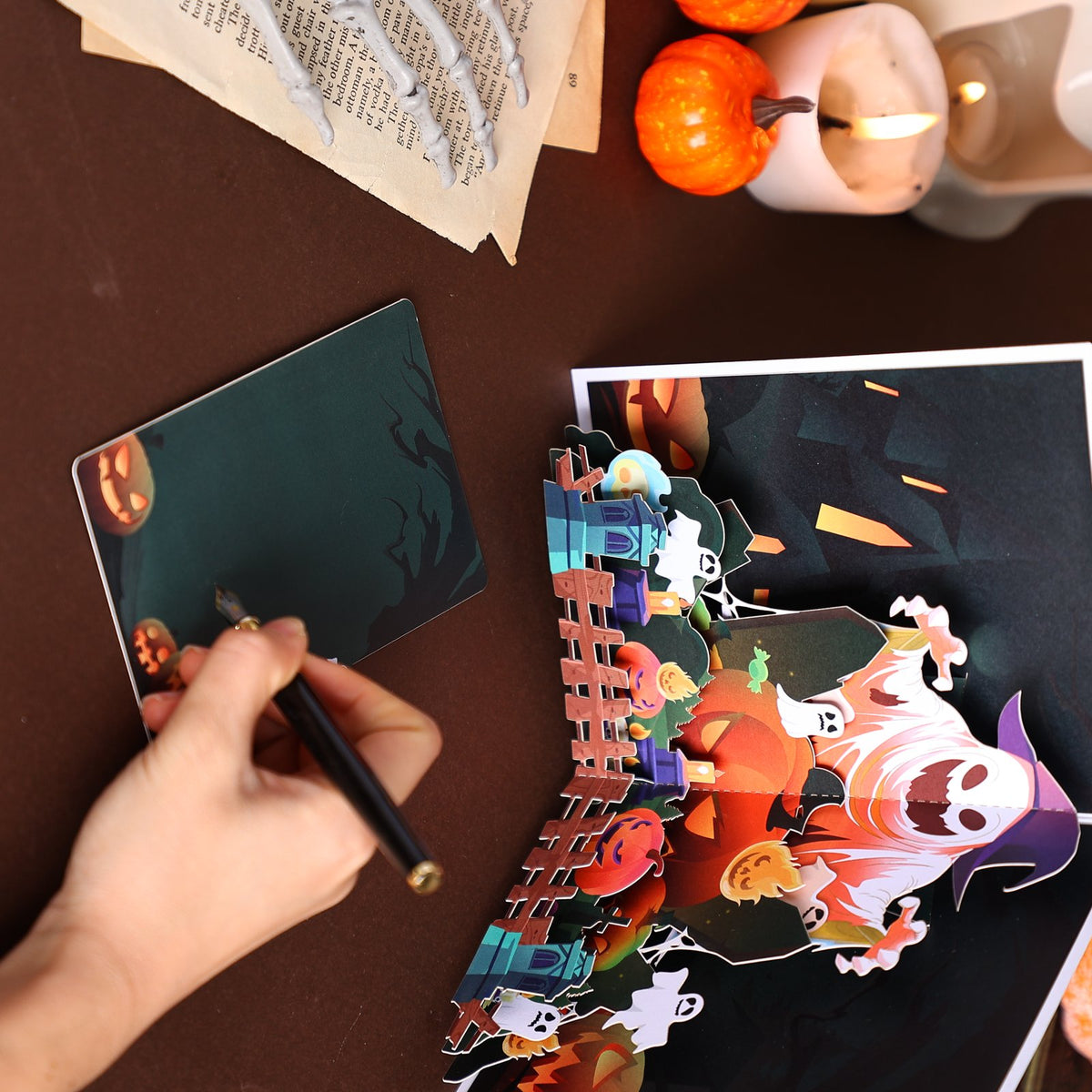 Halloween Ghost Greeting Card
