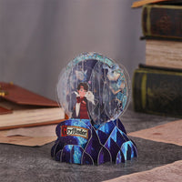 Magic Crystal Ball Castle Greeting Card