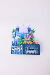 Muslim Eid Mubarak 3D Pop Up Card