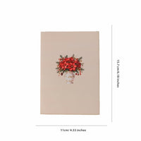 Christmas Flower Greeting Card