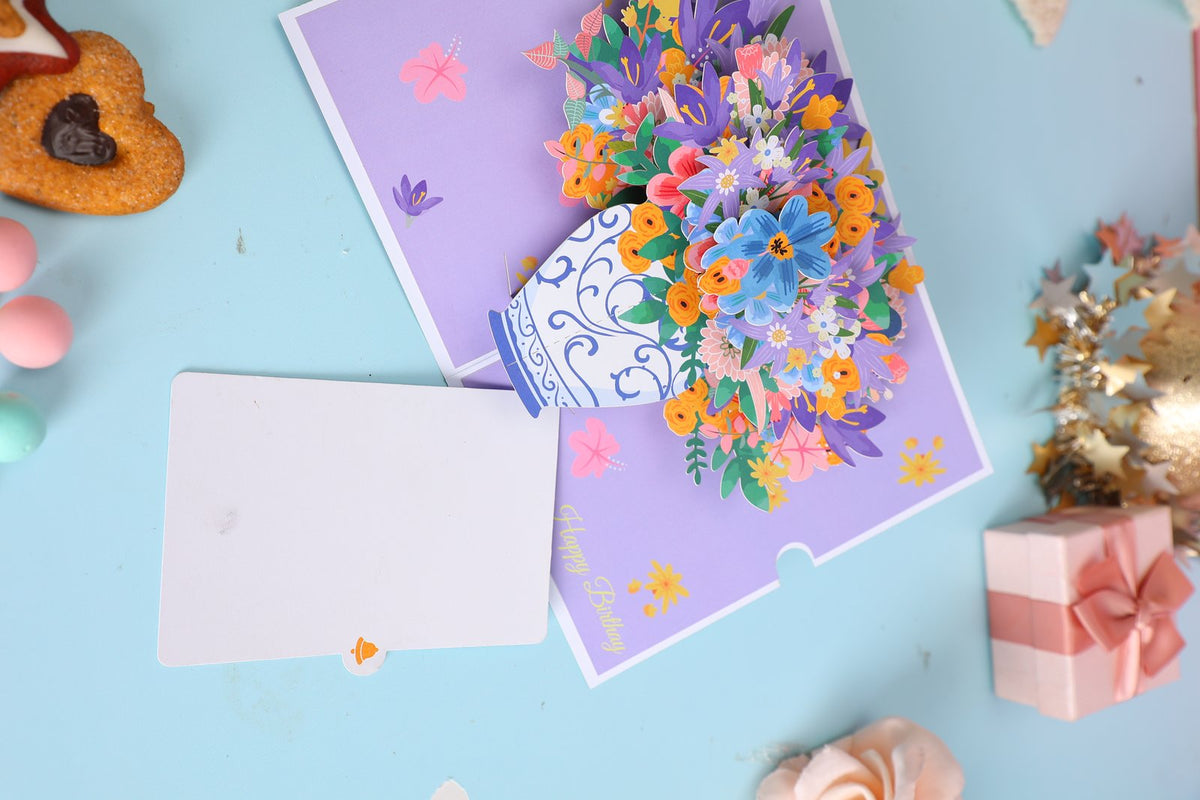 Easter Floral Wreath Heart Greeting Card