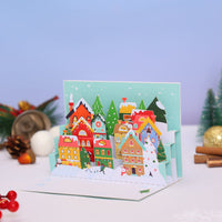 Christmas Village 3D Pop Up Card