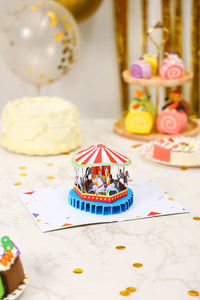 Carousel 3D Pop Up Card