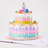 Candy Cake 3D Pop Up Birthday Card