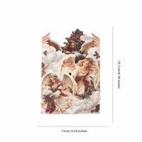 Angel Jesus Christmas Double Door Card