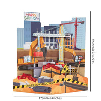 Architecture Birthday Party 3D Pop Up Card Ornament