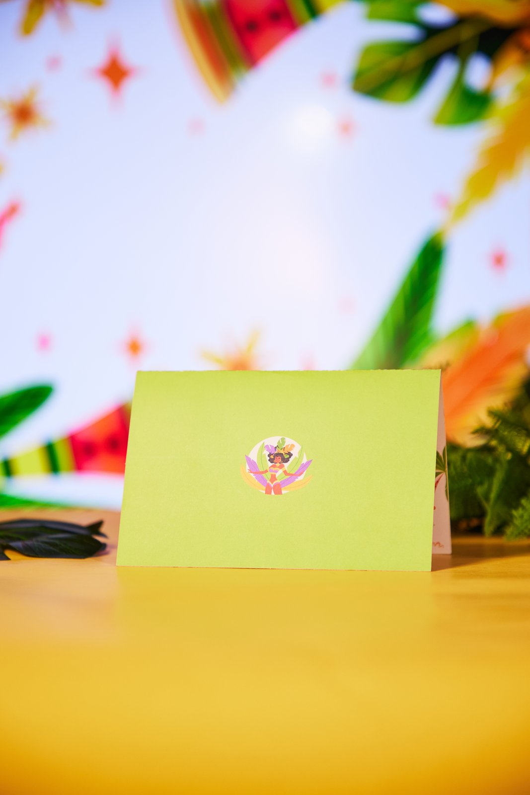 Brazil Carnival 90° 3D Pop Up Card