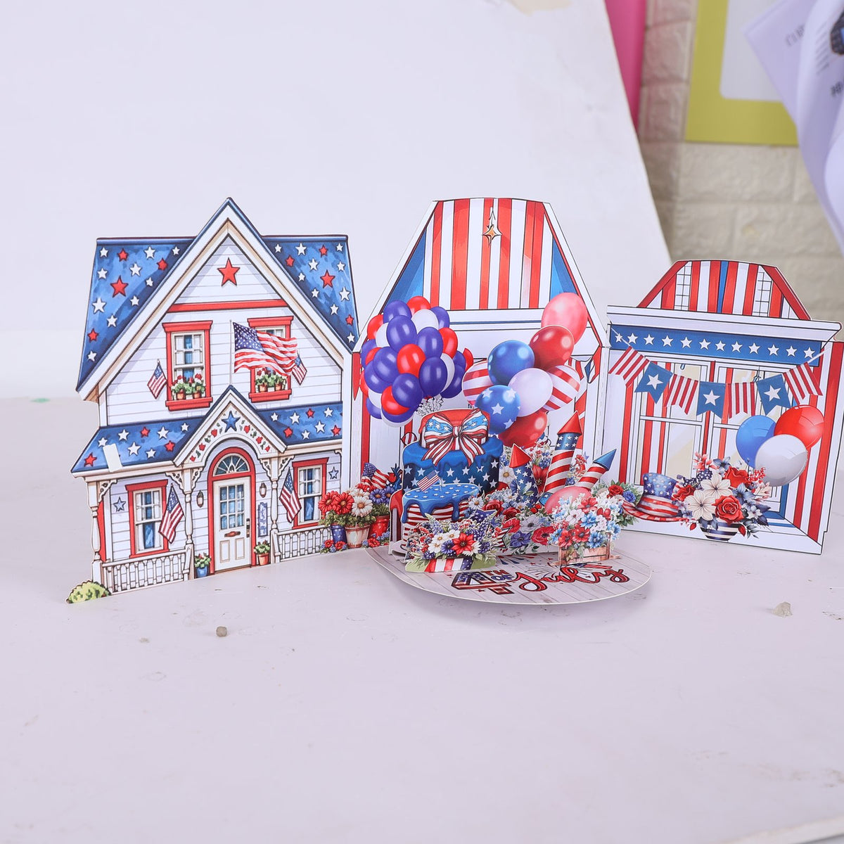 Independence Day 3D Pop Up Card
