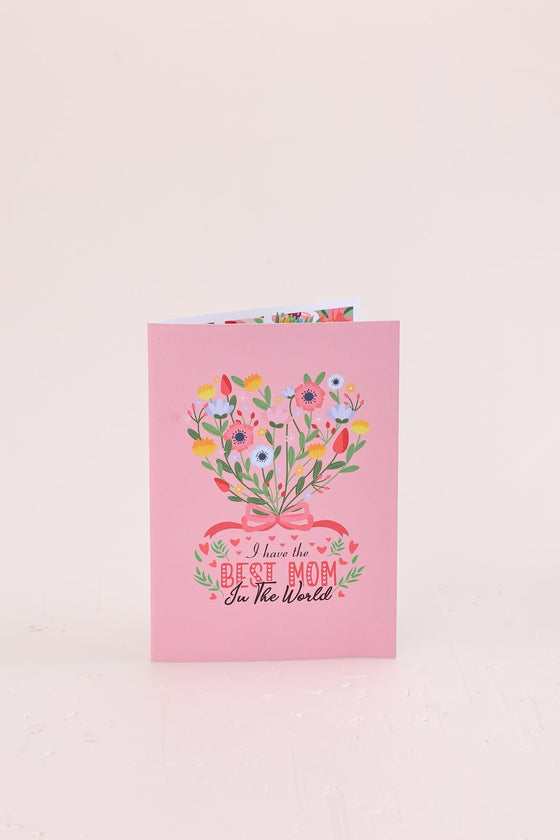 Mother's Day Letter Flower Pop Up Card