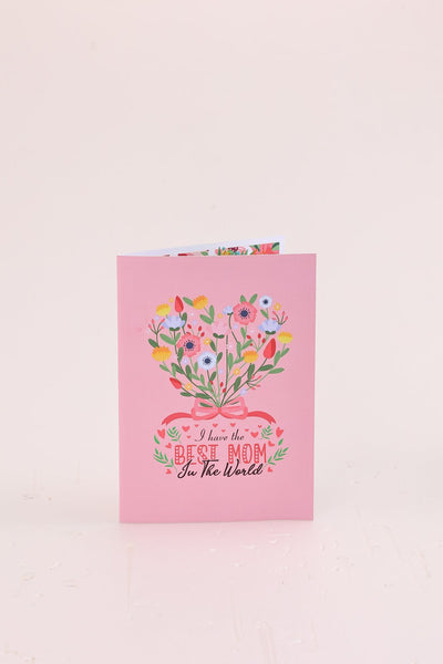 Mother's Day Letter Flower Pop Up Card