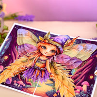 Angel Birthday Greeting Card Fairy