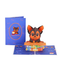 Cartoon Puppy Birthday 3D Pop Up Card