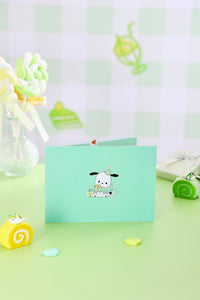 Pochacco Birthday Balloon Greeting Card